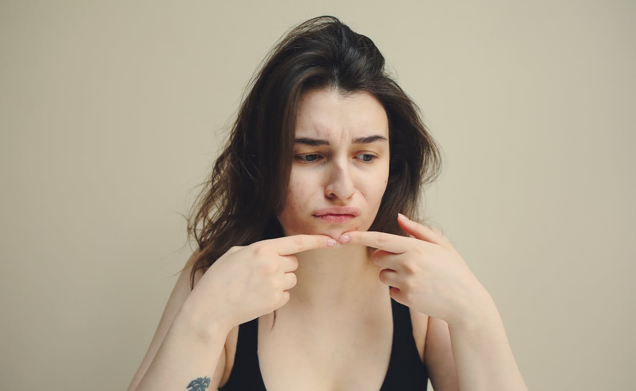 borbulhas e pontos negros