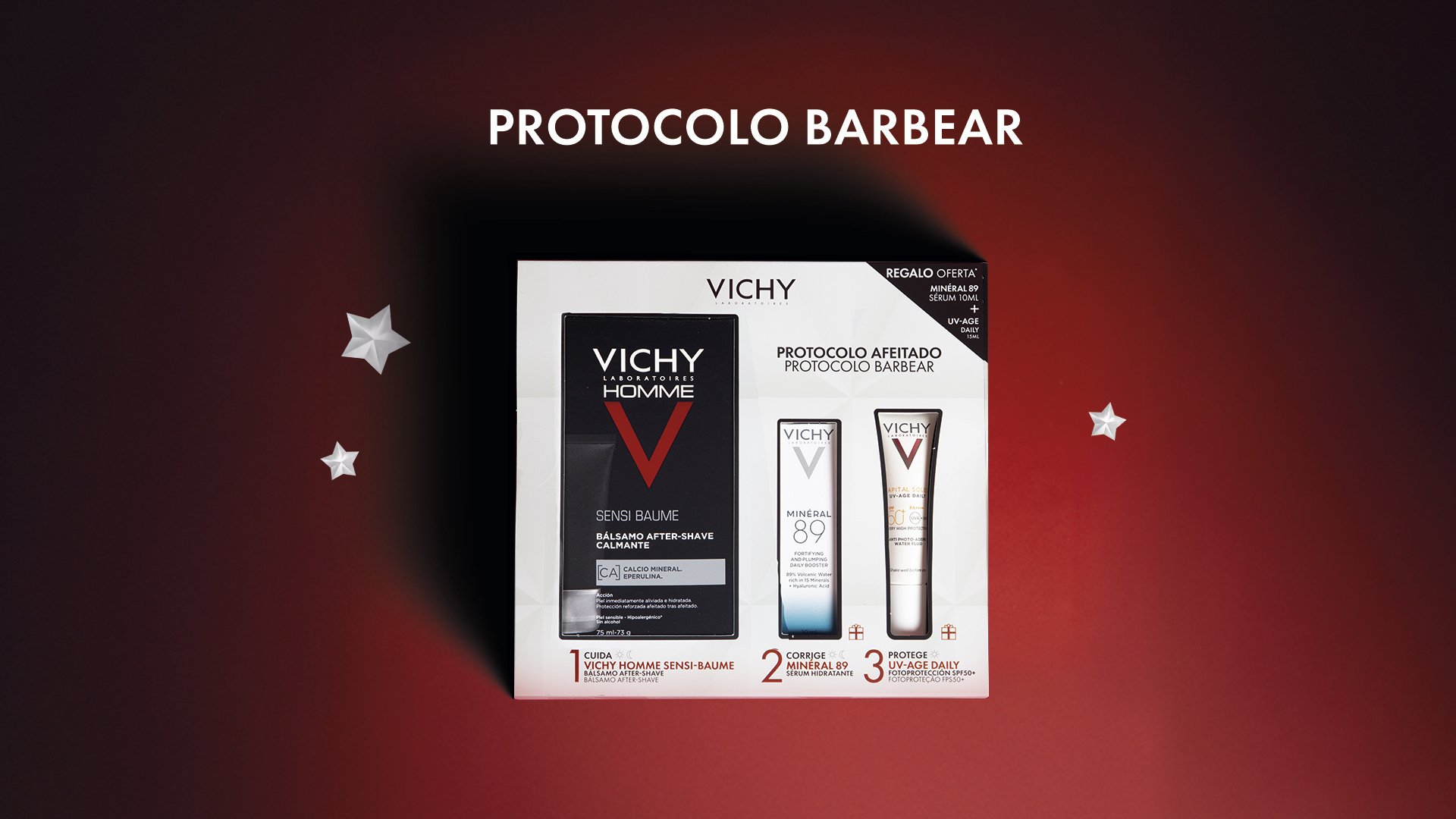 Coffrets natal Vichy Homme