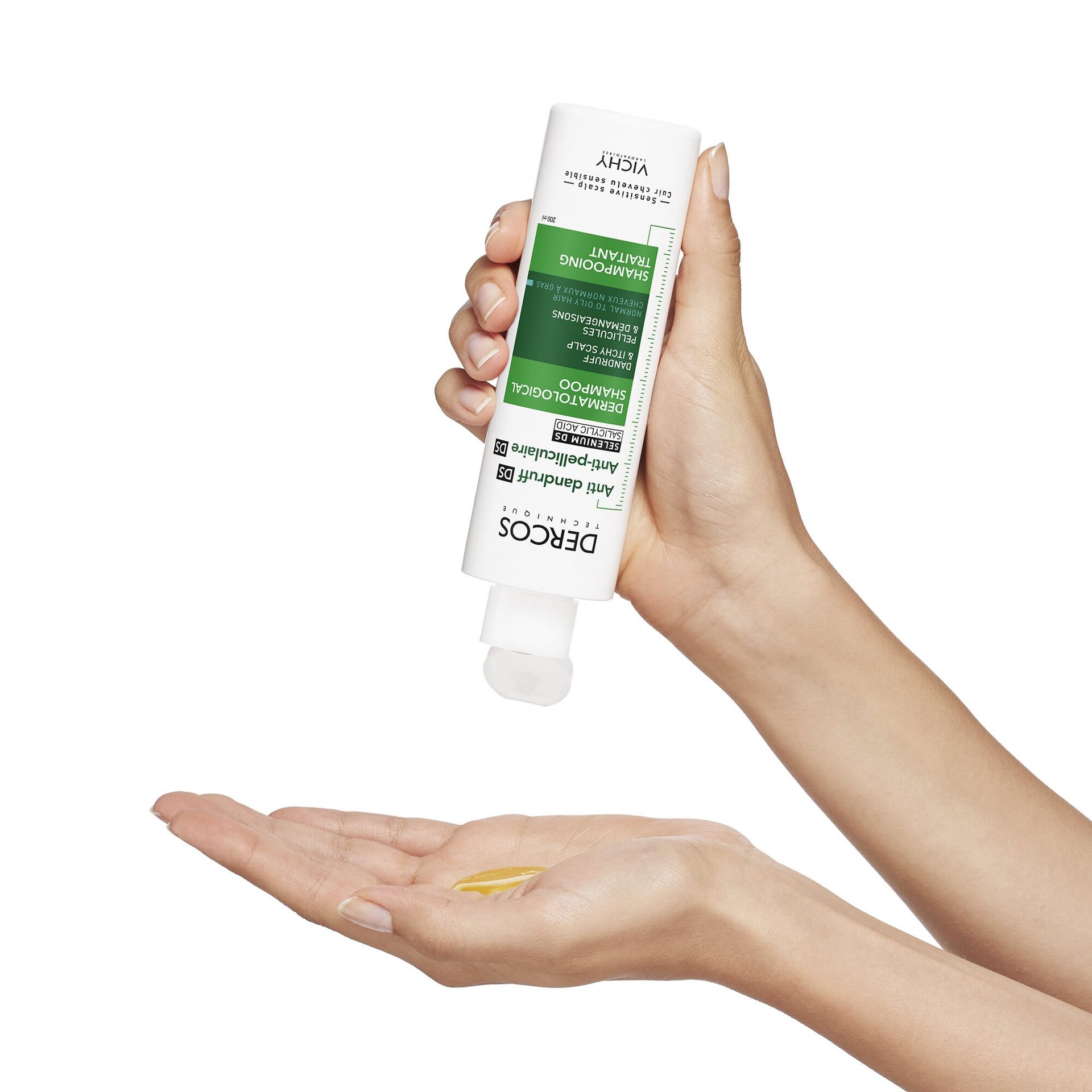 DERCOS Champô Anticaspa DS Cabelo Normal a Oleoso Textura