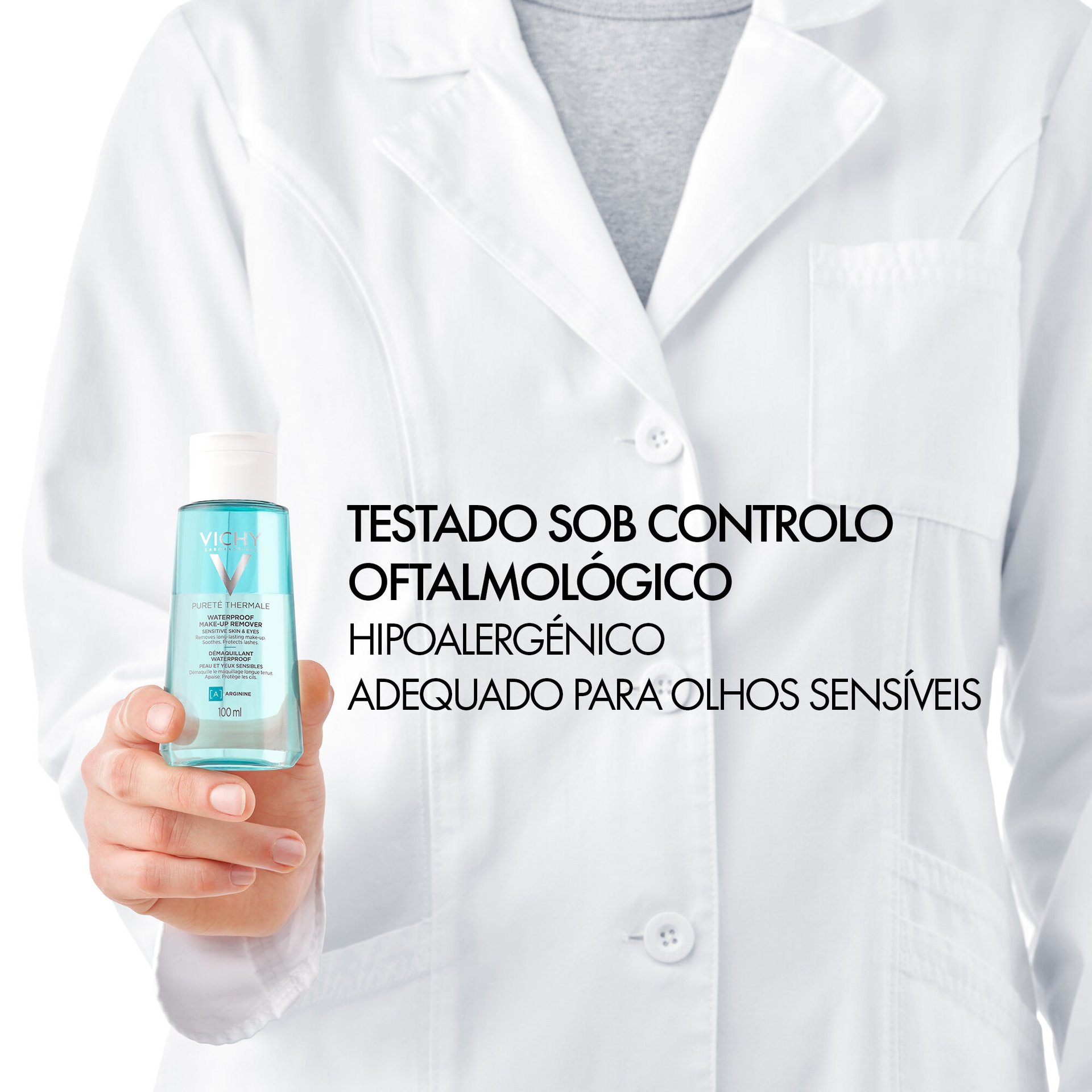 PURETÉ THERMALE DESMAQUILHANTE DE OLHOS BIFÁSICO PARA MAQUILHAGEM À PROVA DE ÁGUA