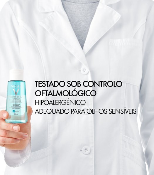 PURETÉ THERMALE DESMAQUILHANTE DE OLHOS BIFÁSICO PARA MAQUILHAGEM À PROVA DE ÁGUA