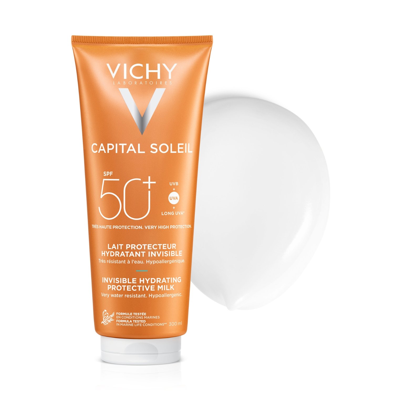 CAPITAL SOLEIL - INVISIBLE HYDRATING MILK SPF 50 PLUS 4